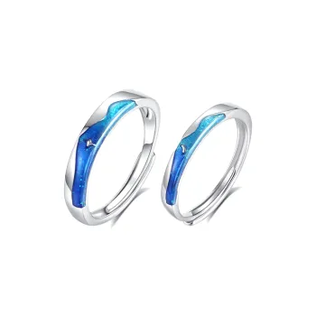 Chongqing Gold Store S925 Silver Rings Unisex