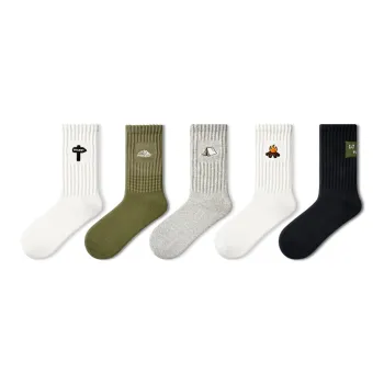 Primeet Mid Calf Socks Men's Combo Set
