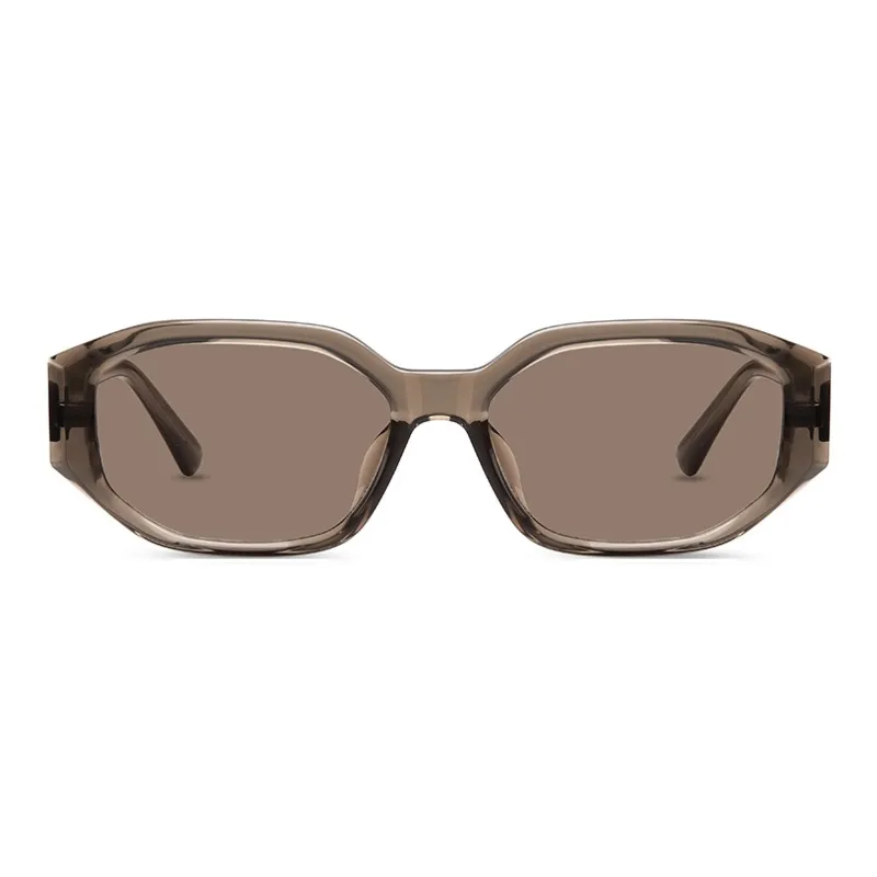 LOHO Plate Frame Irregular Shape Sunglasses Unisex-8