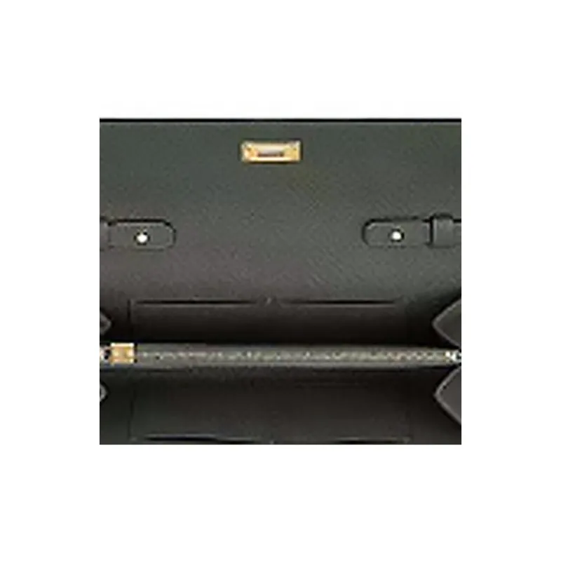 HERMES Kelly To GoKelly Epsom Leather One Shoulder Handbag Crossbody Bag Women's Gray Green-4