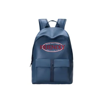 DRACONITE Polyester Backpack Regular Unisex Blue/Beige