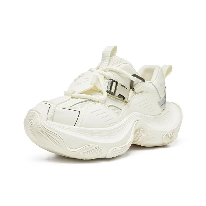 XMZY Dune Series Sandalwood Height Increasing Wear-Resistant Low-Top Chunky Sneakers Unisex-72