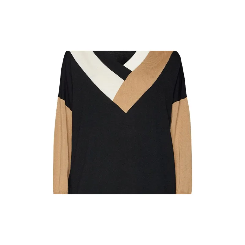 HUGO BOSS Floricana Colour block Jumper-4