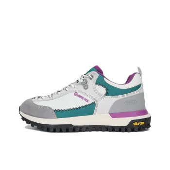 KOLON SPORT Camp Cushioning Wear Resistant Low Top Hiking Shoes Unisex White Gray