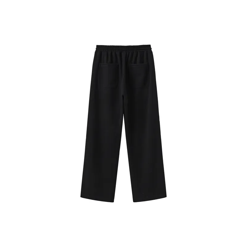 Clubxxhh Casual Pants Unisex Black-1