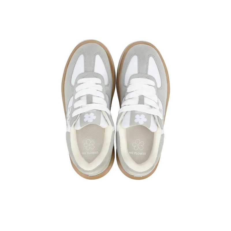 WE FLOWER Skateboard Shoes Unisex Low Top White-11