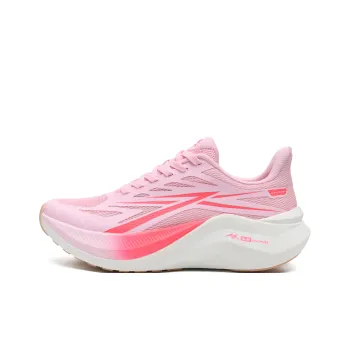 A.KNACKFUSS Breathable Slip Resistant Low Top Running Shoes Unisex Peach Pink