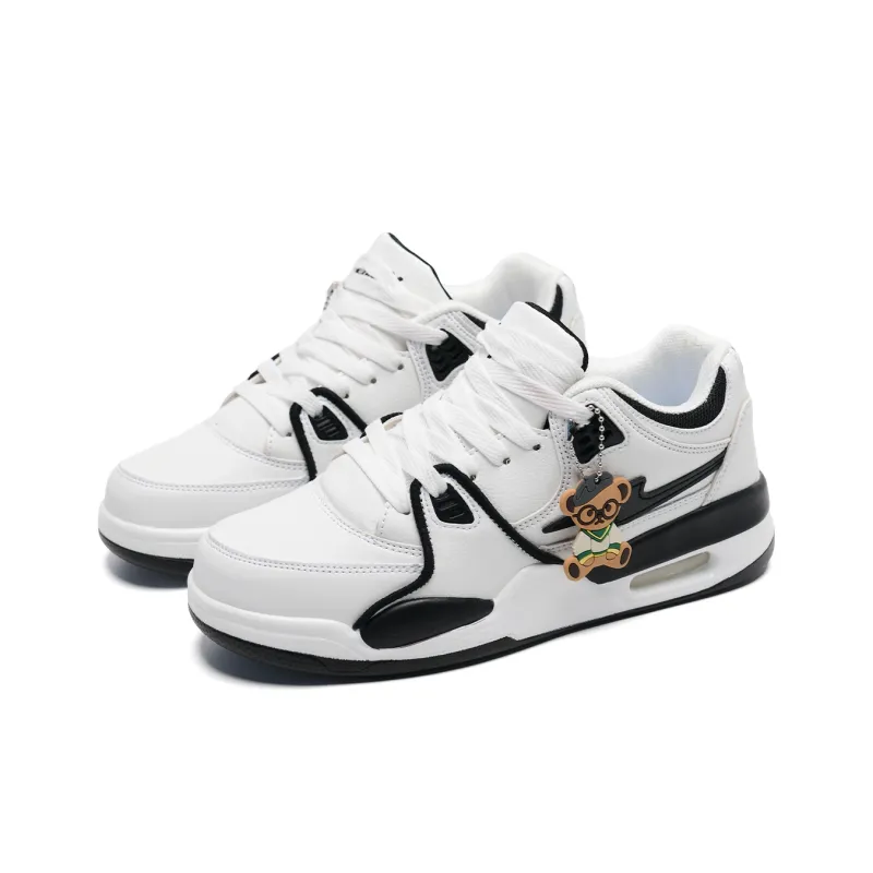 Teddy Bear Collection Coverage Slip Resistant, Abrasion Resistant, Lightweight Low Top Skateboard Shoes Unisex-51