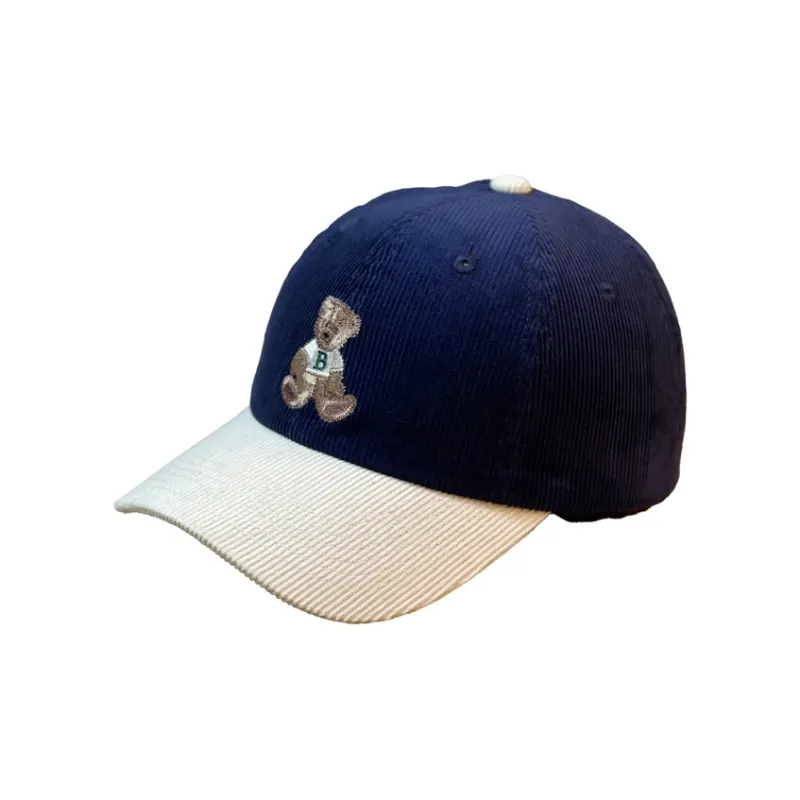 Yi Bu Kang Corduroy Baseball Caps Unisex-8