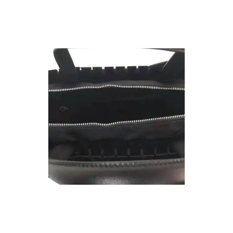 PRADA Nylon Basket Bag Shoulder Bag Crossbody Bag Handbag Large Size Women's Black-4