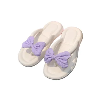 Thin Strips Slippers Women's, Ivory