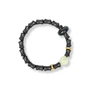 TIANTAISHAN Ebony Wooden Bracelets Unisex