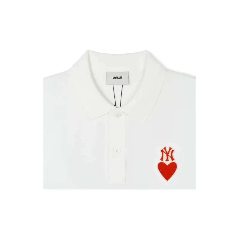 MLB New York Yankees Polo Shirts Unisex White-3