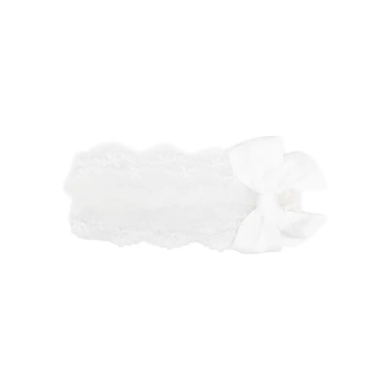 MONNALISA Cotton Blend Hair Bands Kids' White-0