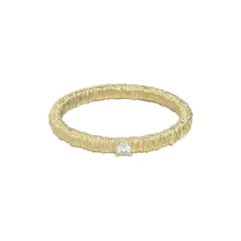 Mouhooland 925 Sterling Silver 18K Gold Plated Rings Unisex