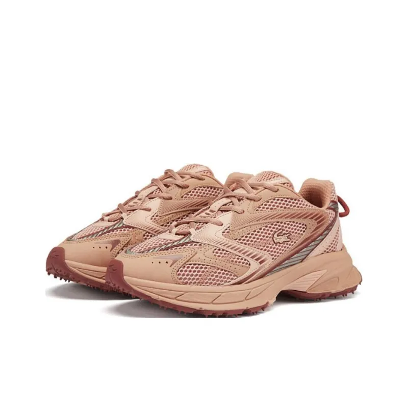 LACOSTE Low Top Casual Shoes Men's Pink-2