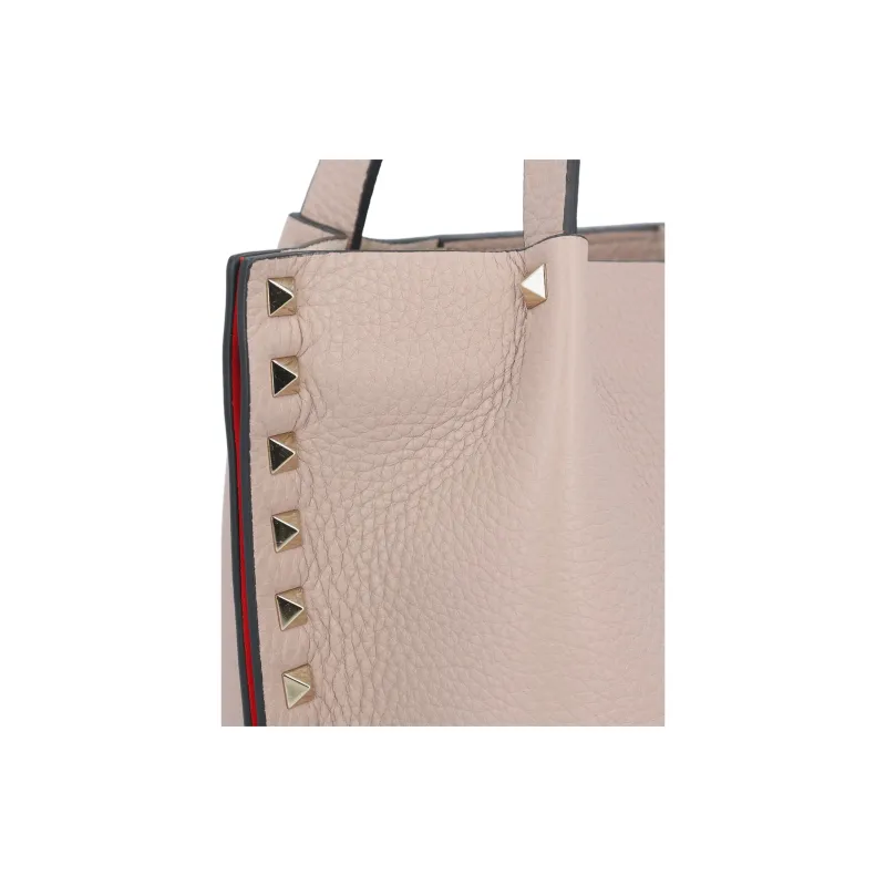 Valentino Rockstud Calfskin Tote Bag, Shopping Bag, Crossbody Bag, Handbag Women's-4