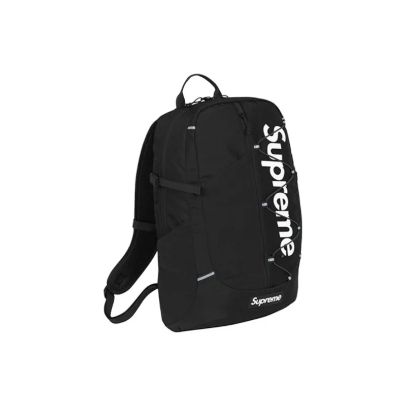 Supreme SS17 Fabric Backpack Black-1