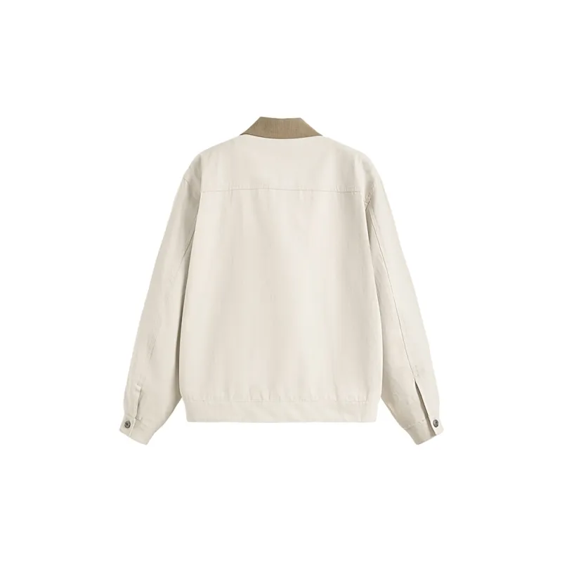FAIRWHALE Jackets & Coats Unisex Light Khaki-2