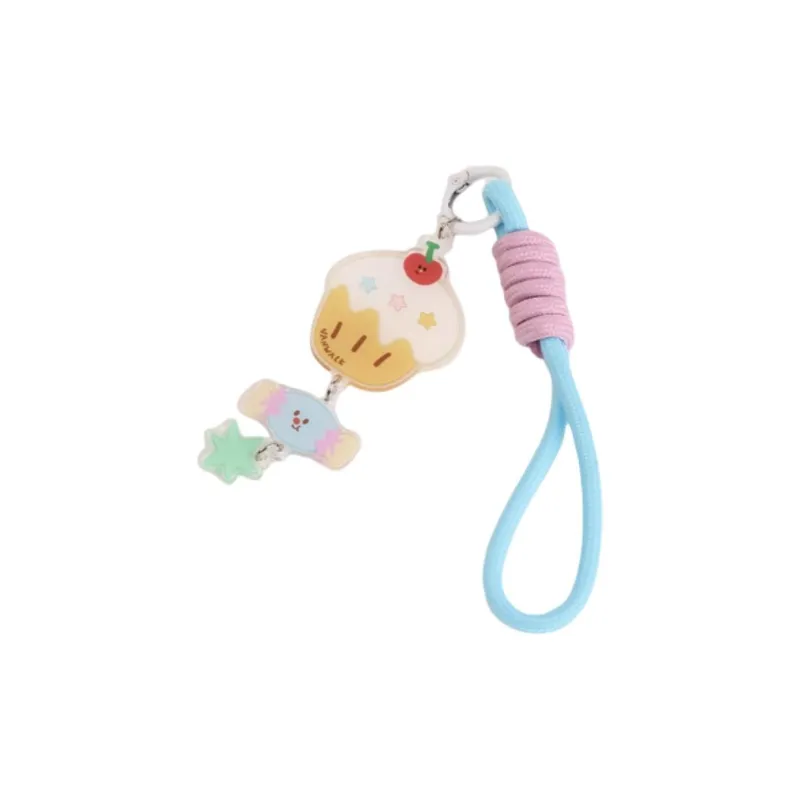 VANWALK Acrylic Charm Bag Accessory Women's Blue/Pink/Yellow-3