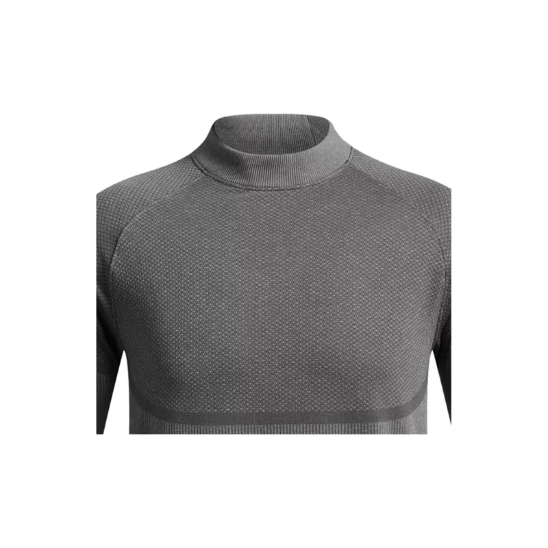 Under Armour RUSH SEAMLESS MOCK T-Shirt Men's Rhinoceros Gray-4