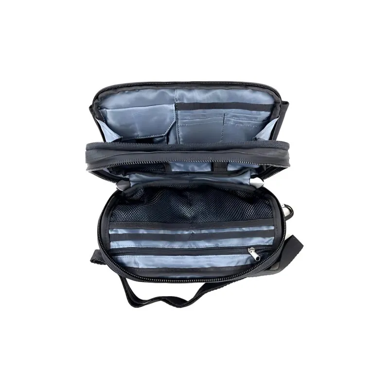 Indispensable Polyester Shoulder Bag Crossbody Bag Unisex Black-3