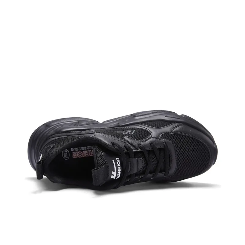 Warrior Low Top Running Shoes Men's All Black-2