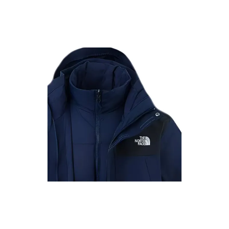 THE NORTH FACE City Outdoor Collection Hiking Waterproof And Windproof To Keep Warm Windbreaker Jacket Men's Peak Blue-1