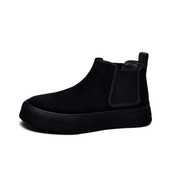 Ruomini Short Chelsea Boots Men's Black