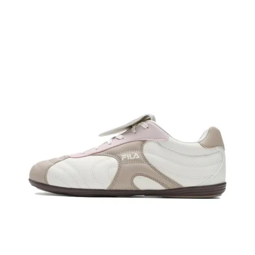 FILA LIPPER Water Dance Shoes Anti Slip Wear Resistant Low Top Casual Shoes Women's White Umber