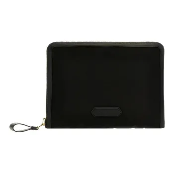 TOM FORD Logo Patch Zip Around Pouch