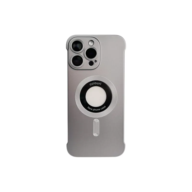 Wei Xin Acrylic Material Frameless Label Magnetic Phone Cases Compatible With IPhone 16/15 Pro Max/Apple 13/14 Pro/Max-12