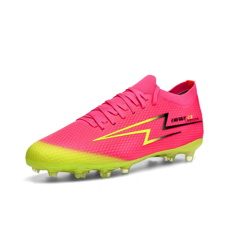 LARA STAR FG Rubber Long Studs Durable Cushioning Soccer Shoes Unisex-1