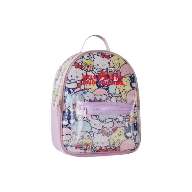 ZARA Sanrio/Sanrio Collaboration Polyester Backpack Mini Kids' Light Beige Yellow-1