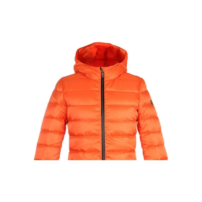 EMPORIO ARMANI Down Jacket Women's Orange Red-4