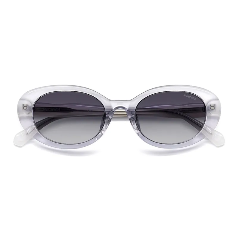 Polaroid Plate Frame Oval Sunglasses Unisex-6