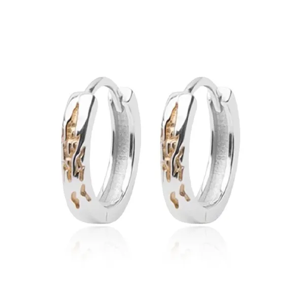 VEZA Sterling Silver Earrings Unisex-9