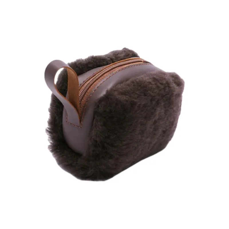 UGG Shearling Camera Bag Coin Purse Regular Women's Chocolate-4