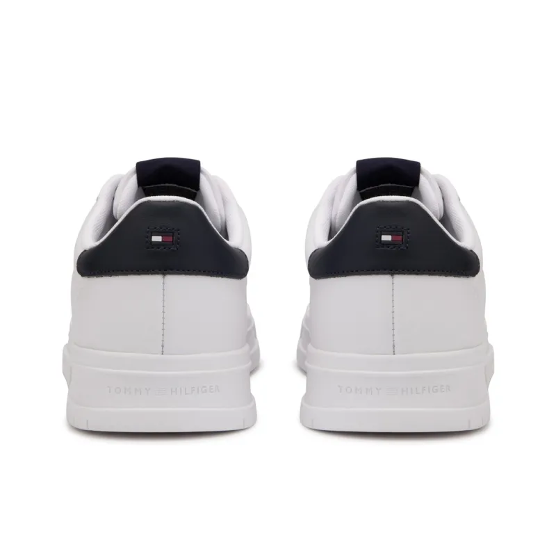 Tommy Hilfiger Leather Logo debossed Sneakers-3