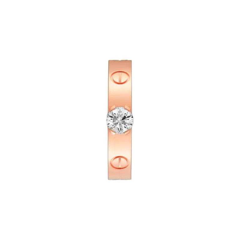 CARTIER Diamond Rings Women's Rose Gold-2