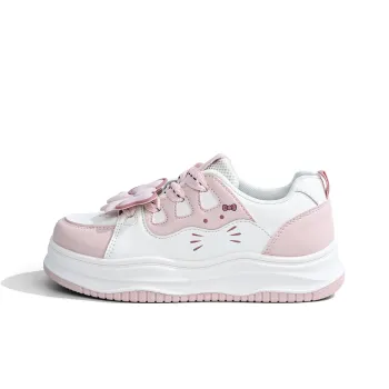 RENBEN Height Increasing Cushioning Low Top Skateboard Shoes Women's