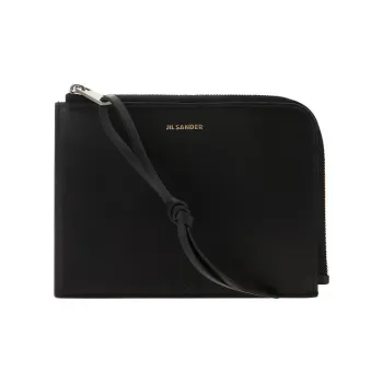 JIL SANDER Giro Logo Printed Zipped Cardholder