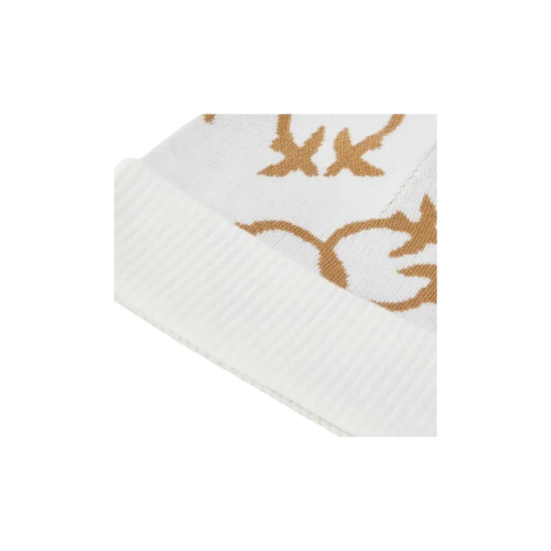 PINKO Wool Beanies Unisex White-2