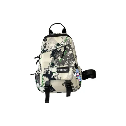 Warrior Nylon Sling Bag Unisex Black/Blue