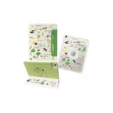 [Camping Party]inside and outside Stylish Magnetic Split Stickers