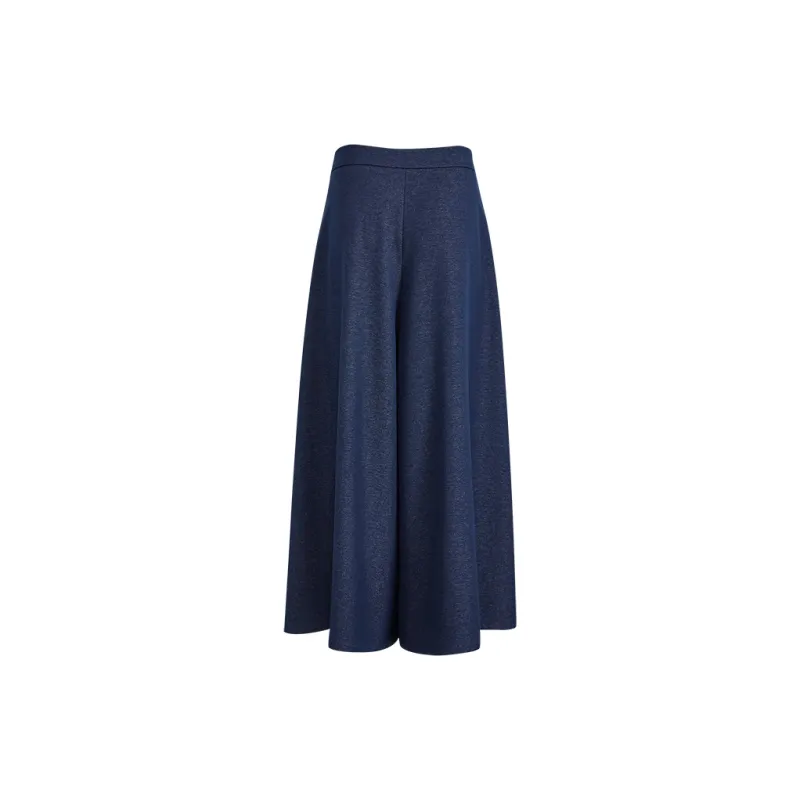 KUOSE Casual Pants Women's Navy Blue-1