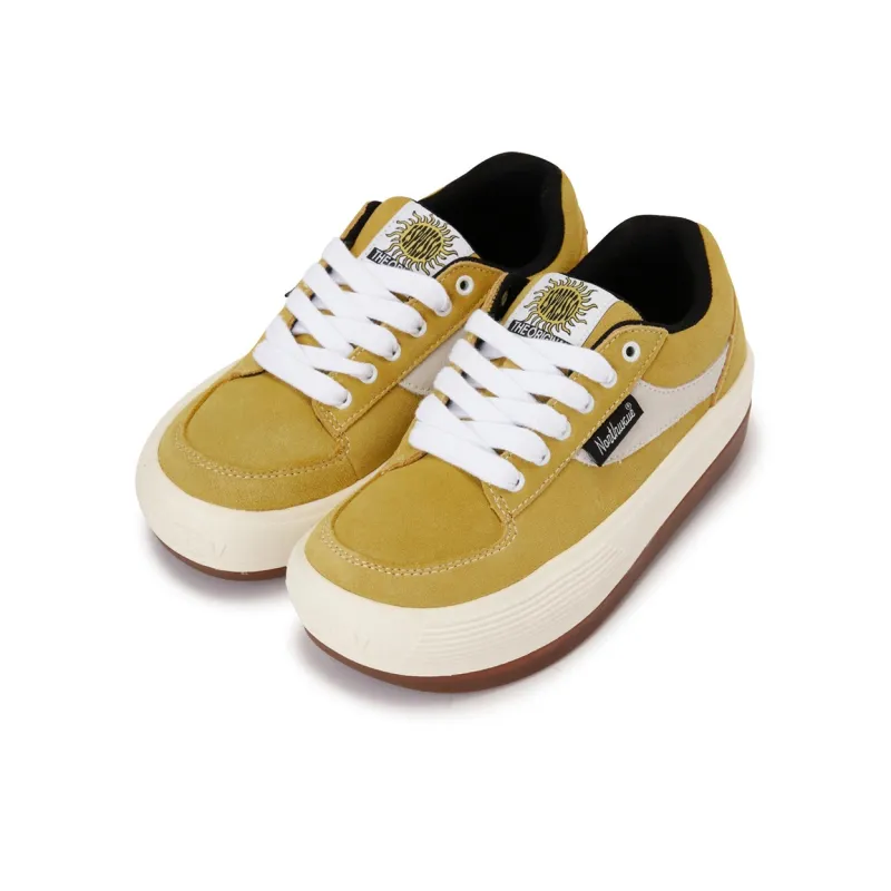 NORTHWAVE Slip Resistant Lightweight Height Increasing Low Top Casual Shoes Unisex Yellow-1