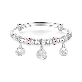 IDEAL S999 Fine Silver Sterling Silver Bracelets Women's