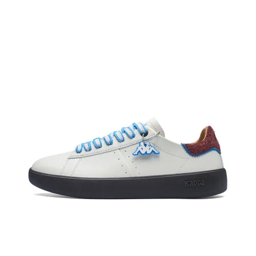 Kappa Back to Back Anti Slip Wear Resistant Low Top Skateboard Shoes Women's White Brown