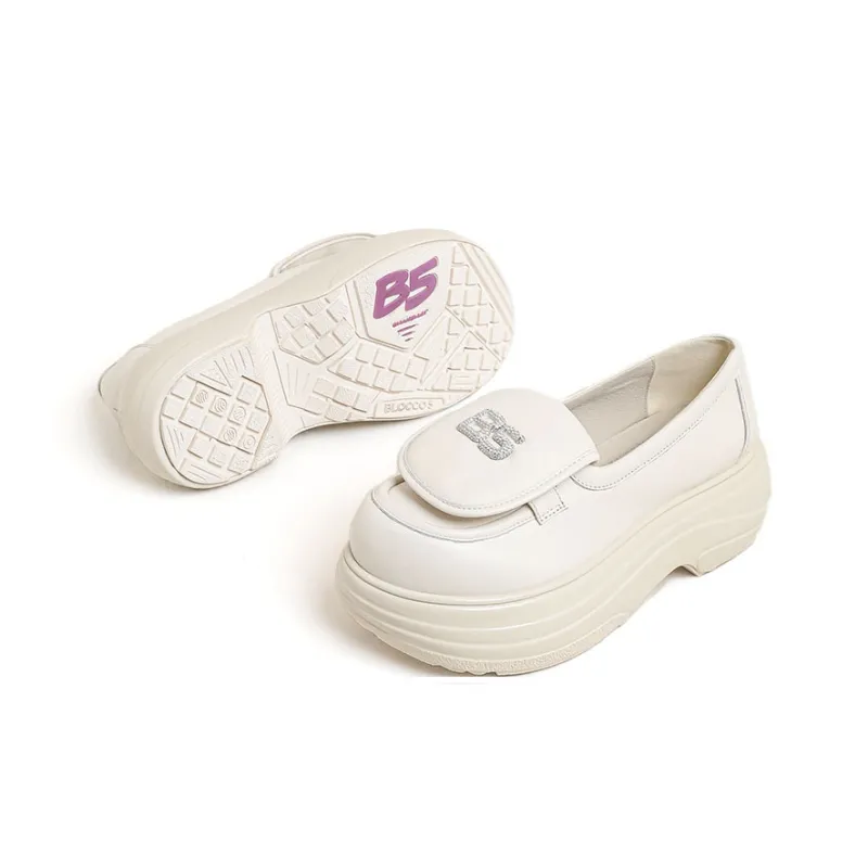 BLOCCO5 Loafers Women's White/Gray-4